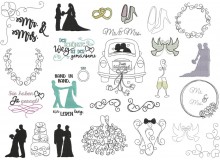 Stickserie - Der schönste Tag